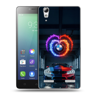 Силиконовый чехол на Lenovo A6010 с принтом BMW БМВ Силиконовый чехол на Lenovo A6010 с принтом BMW БМВ