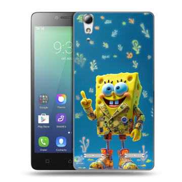 Силиконовый чехол на Lenovo A6010 с принтом Спанч боб Спанчбоб Силиконовый чехол на Lenovo A6010 с принтом Спанч боб Спанчбоб