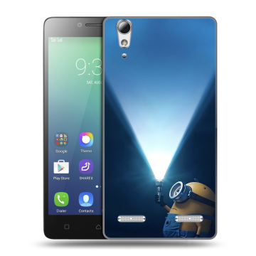 Силиконовый чехол на Lenovo A6010 с принтом Миньоны Силиконовый чехол на Lenovo A6010 с принтом Миньоны