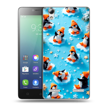 Силиконовый чехол на Lenovo A6010 с принтом Новый год Силиконовый чехол на Lenovo A6010 с принтом Новый год