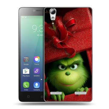 Силиконовый чехол на Lenovo A6010 с принтом Новый год Силиконовый чехол на Lenovo A6010 с принтом Новый год