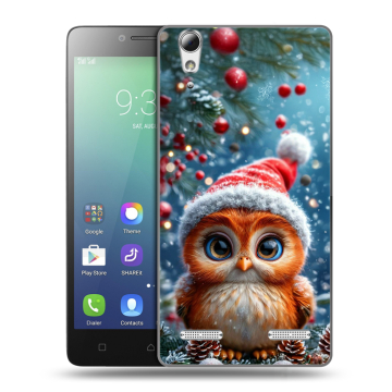 Силиконовый чехол на Lenovo A6010 с принтом Новый год Силиконовый чехол на Lenovo A6010 с принтом Новый год