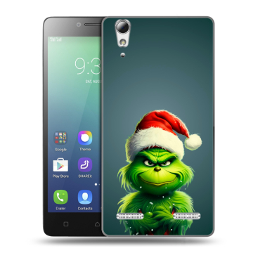 Силиконовый чехол на Lenovo A6010 с принтом Новый год Силиконовый чехол на Lenovo A6010 с принтом Новый год