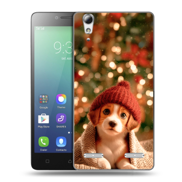 Силиконовый чехол на Lenovo A6010 с принтом Новый год Силиконовый чехол на Lenovo A6010 с принтом Новый год