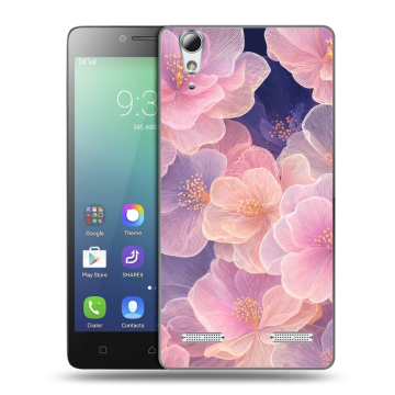 Силиконовый чехол на Lenovo A6010 с принтом женский Силиконовый чехол на Lenovo A6010 с принтом женский