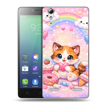 Силиконовый чехол на Lenovo A6010 с принтом для девочек Силиконовый чехол на Lenovo A6010 с принтом для девочек