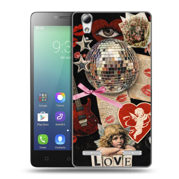 Силиконовый чехол на Lenovo A6010 с принтом для девочек Силиконовый чехол на Lenovo A6010 с принтом для девочек