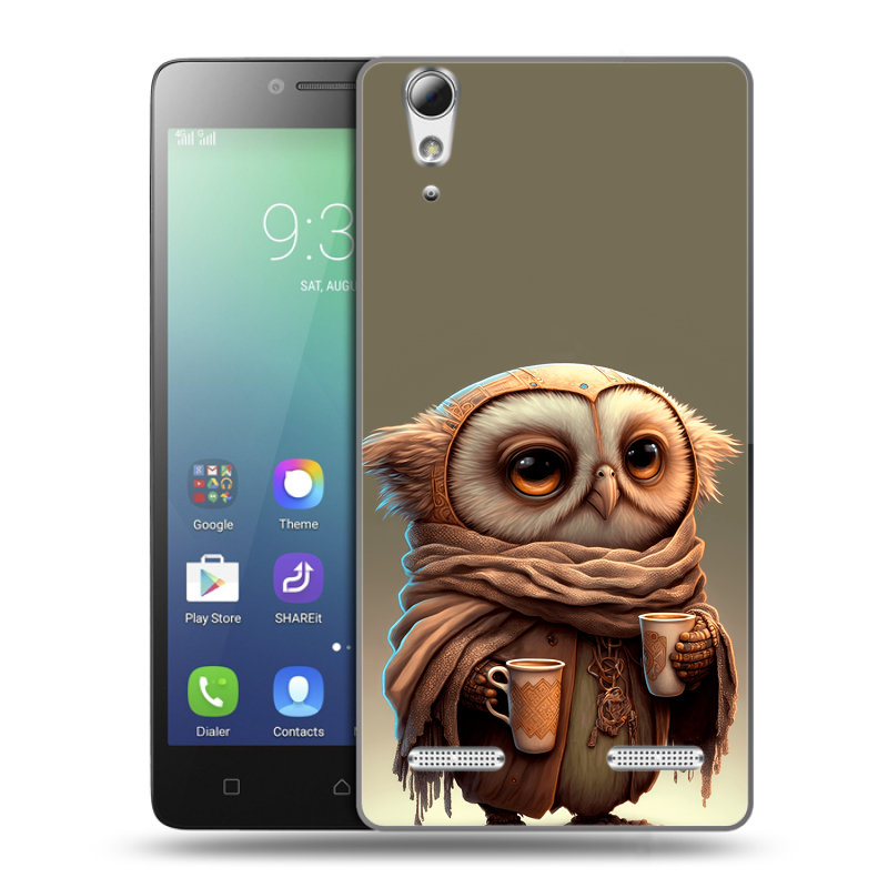 Силиконовый чехол на Lenovo A6010 с принтом Сова Силиконовый чехол на Lenovo A6010 с принтом Сова