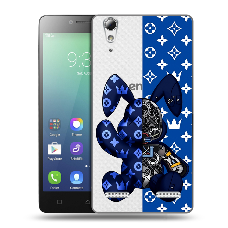 Силиконовый чехол на Lenovo A6010 с принтом Луи робот Силиконовый чехол на Lenovo A6010 с принтом Луи робот
