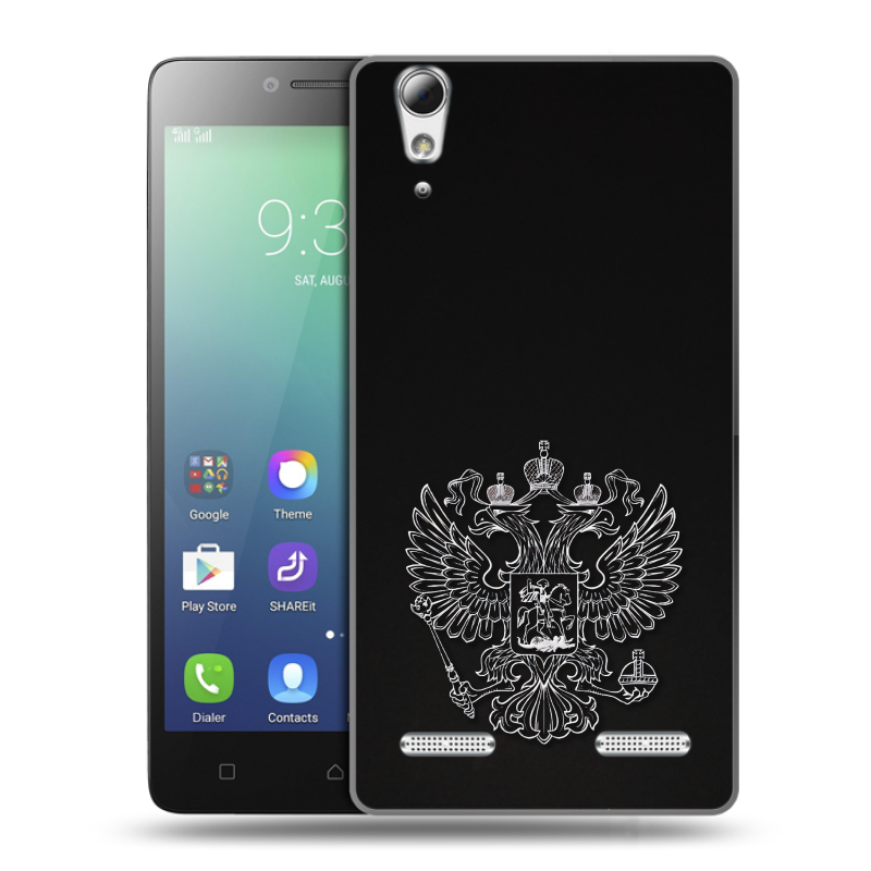 Силиконовый чехол на Lenovo A6010 с принтом Герб России Силиконовый чехол на Lenovo A6010 с принтом Герб России
