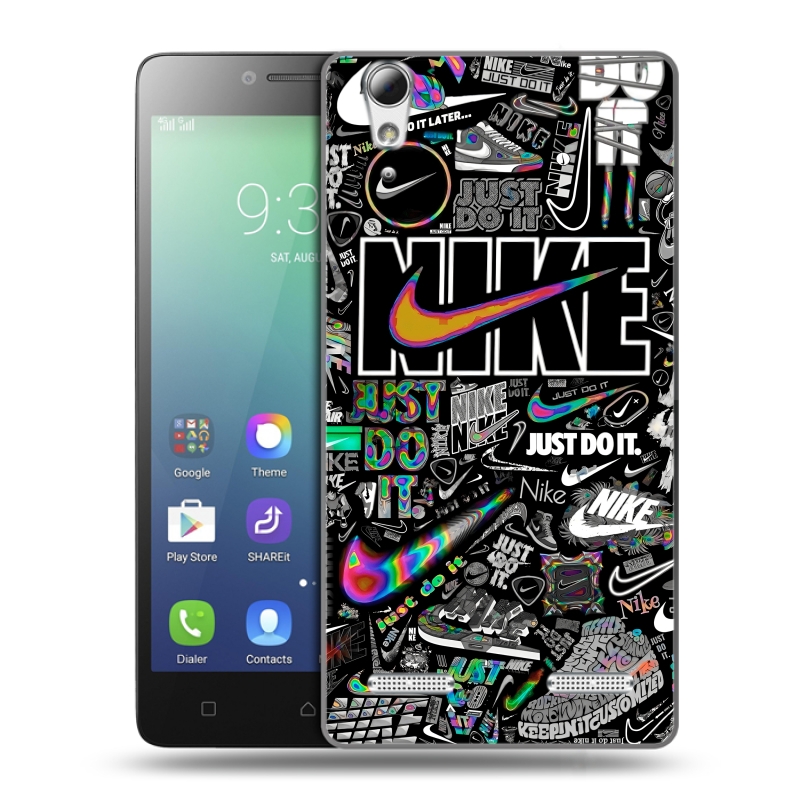 Силиконовый чехол на Lenovo A6010 с принтом Найк Силиконовый чехол на Lenovo A6010 с принтом Найк