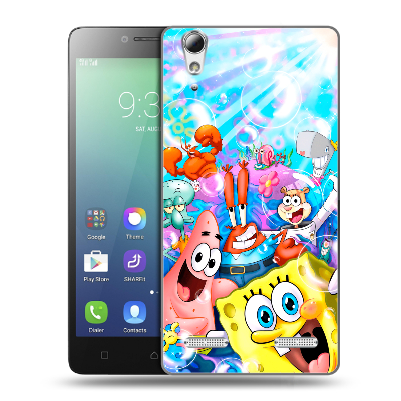 Силиконовый чехол на Lenovo A6010 с принтом спанчбоб спанч боб Силиконовый чехол на Lenovo A6010 с принтом спанчбоб спанч боб