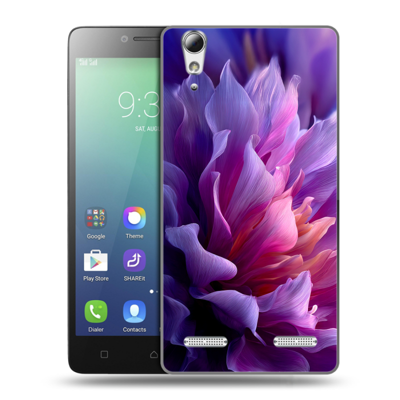 Силиконовый чехол на Lenovo A6010 с принтом женский цветы Силиконовый чехол на Lenovo A6010 с принтом женский цветы