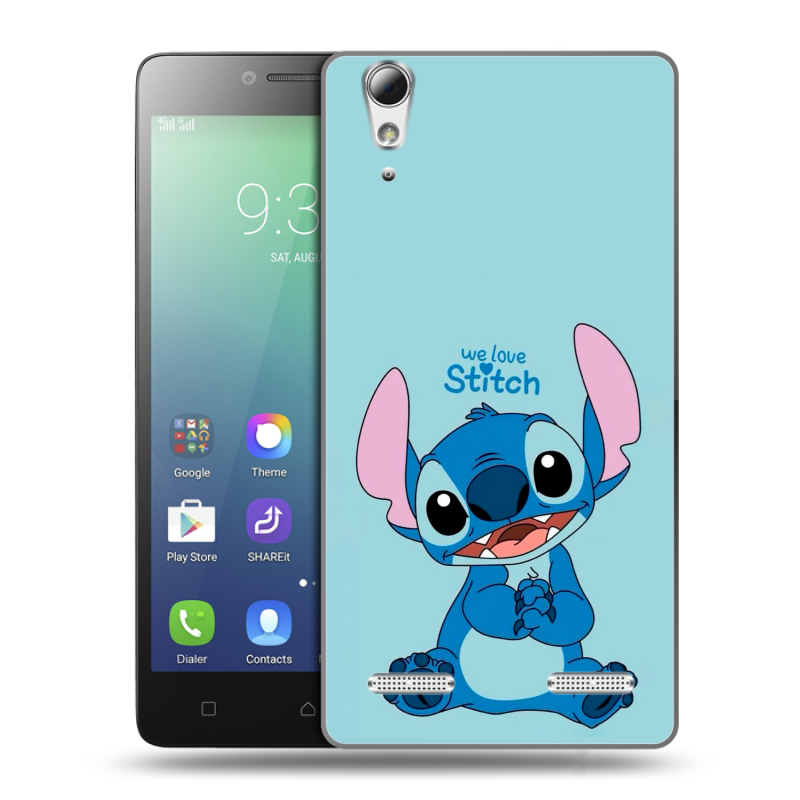 Силиконовый чехол на Lenovo A6010 с принтом Лило и Стич Силиконовый чехол на Lenovo A6010 с принтом Лило и Стич