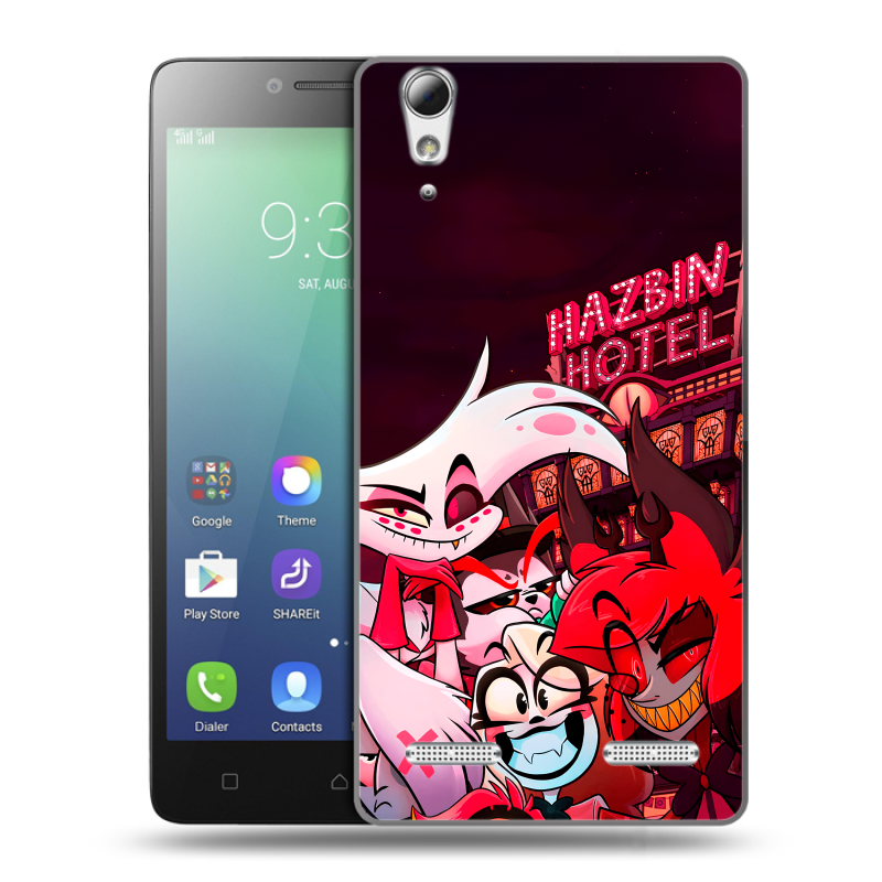 Силиконовый чехол на Lenovo A6010 с принтом Hazbin Hotel Отель Хазбин Силиконовый чехол на Lenovo A6010 с принтом Hazbin Hotel Отель Хазбин