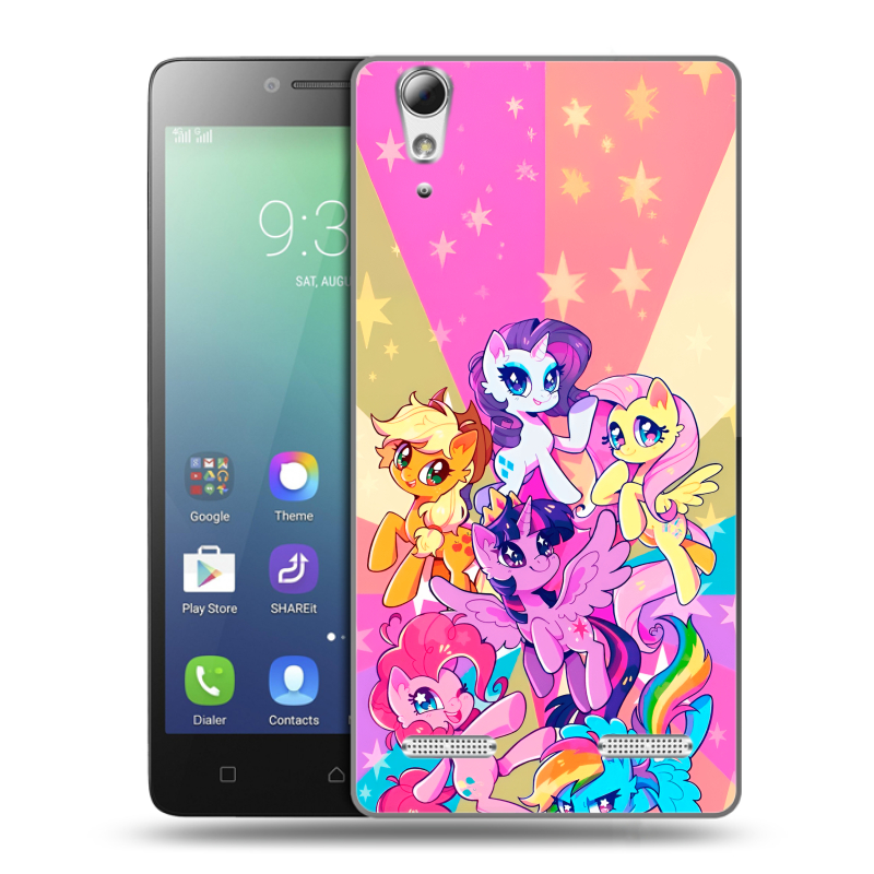 Силиконовый чехол на Lenovo A6010 с принтом My little pony Дружба чудо Силиконовый чехол на Lenovo A6010 с принтом My little pony Дружба чудо