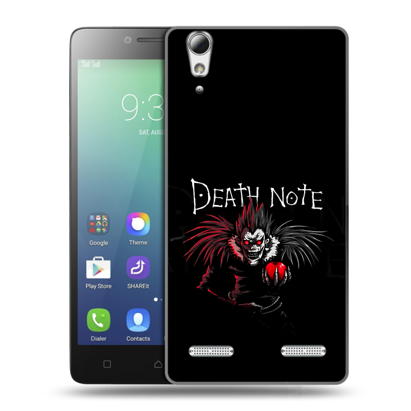 Силиконовый чехол на Lenovo A6010 с принтом Death note Тетрадь смерти Силиконовый чехол на Lenovo A6010 с принтом Death note Тетрадь смерти