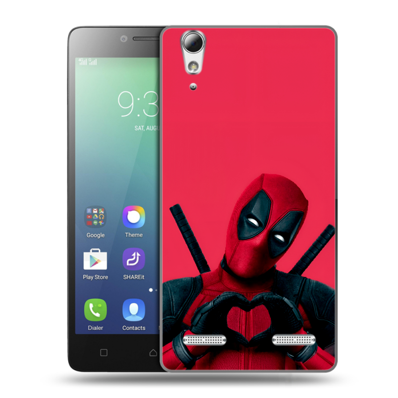 Силиконовый чехол на Lenovo A6010 с принтом Дедпул Deadpool Силиконовый чехол на Lenovo A6010 с принтом Дедпул Deadpool