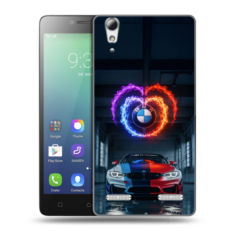 Силиконовый чехол на Lenovo A6010 с принтом BMW БМВ Силиконовый чехол на Lenovo A6010 с принтом BMW БМВ