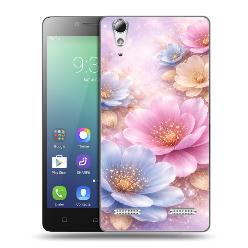 Силиконовый чехол на Lenovo A6010 с принтом женский Силиконовый чехол на Lenovo A6010 с принтом женский