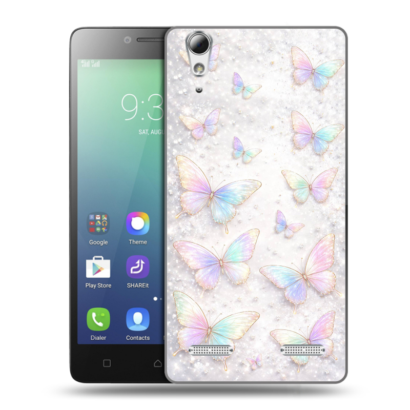 Силиконовый чехол на Lenovo A6010 с принтом женский Силиконовый чехол на Lenovo A6010 с принтом женский