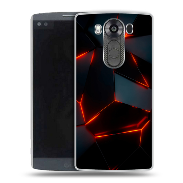 Силиконовый чехол на LG V10 с принтом Яркие абстракции Силиконовый чехол на LG V10 с принтом Яркие абстракции