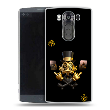 Силиконовый чехол на LG V10 с принтом Золотой скрудж макдак Силиконовый чехол на LG V10 с принтом Золотой скрудж макдак