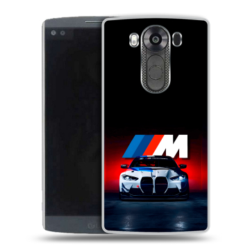 Силиконовый чехол на LG V10 с принтом БМВ BMW Силиконовый чехол на LG V10 с принтом БМВ BMW