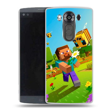 Силиконовый чехол на LG V10 с принтом Майнкрафт Minecraft Силиконовый чехол на LG V10 с принтом Майнкрафт Minecraft