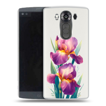 Силиконовый чехол на LG V10 с принтом Цветы орхидеи Силиконовый чехол на LG V10 с принтом Цветы орхидеи
