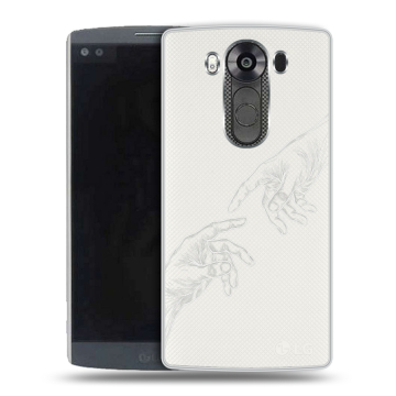 Силиконовый чехол на LG V10 с принтом Сотворение мира Силиконовый чехол на LG V10 с принтом Сотворение мира
