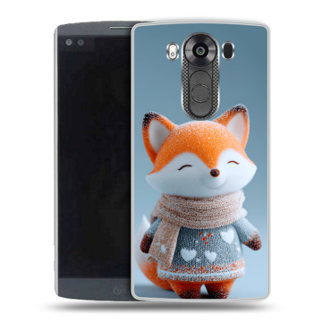 Силиконовый чехол на LG V10 с принтом Лиса Силиконовый чехол на LG V10 с принтом Лиса