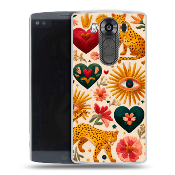Силиконовый чехол на LG V10 с принтом Модный принт Силиконовый чехол на LG V10 с принтом Модный принт