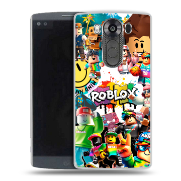 Силиконовый чехол на LG V10 с принтом Roblox Роблокс Силиконовый чехол на LG V10 с принтом Roblox Роблокс