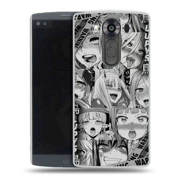 Силиконовый чехол на LG V10 с принтом Ahegao Ахегао Аниме Силиконовый чехол на LG V10 с принтом Ahegao Ахегао Аниме