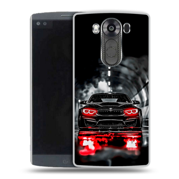 Силиконовый чехол на LG V10 с принтом BMW БМВ Силиконовый чехол на LG V10 с принтом BMW БМВ