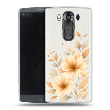 Силиконовый чехол на LG V10 с принтом для девушки Силиконовый чехол на LG V10 с принтом для девушки
