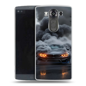 Силиконовый чехол на LG V10 с принтом BMW БМВ Силиконовый чехол на LG V10 с принтом BMW БМВ