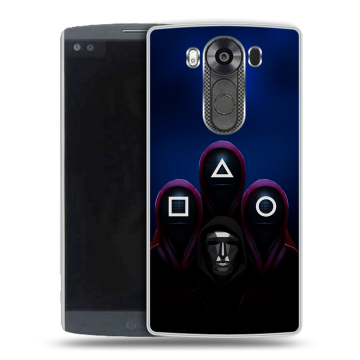 Силиконовый чехол на LG V10 с принтом Игра Кальмара Силиконовый чехол на LG V10 с принтом Игра Кальмара