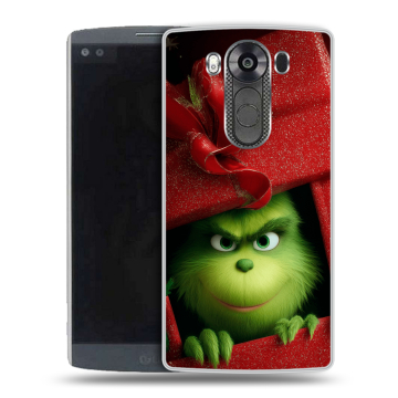 Силиконовый чехол на LG V10 с принтом Новый год Силиконовый чехол на LG V10 с принтом Новый год