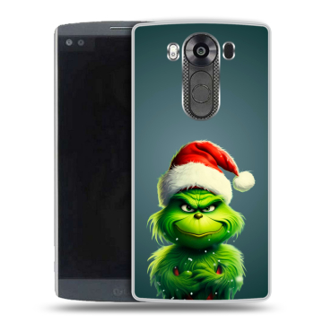 Силиконовый чехол на LG V10 с принтом Новый год Силиконовый чехол на LG V10 с принтом Новый год