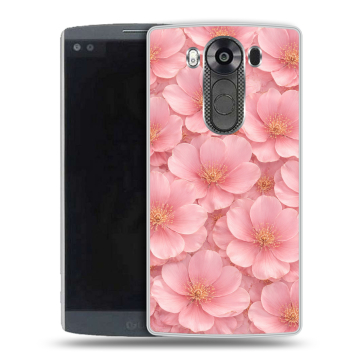 Силиконовый чехол на LG V10 с принтом женский Силиконовый чехол на LG V10 с принтом женский