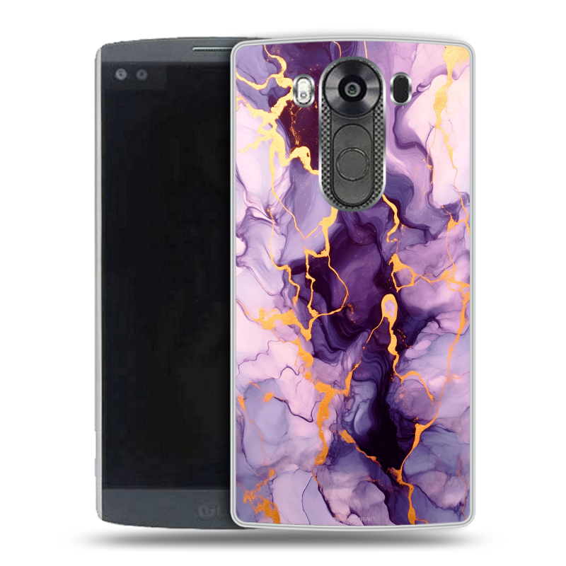 Пластиковый чехол на LG V10 с принтом Мрамор Пластиковый чехол на LG V10 с принтом Мрамор