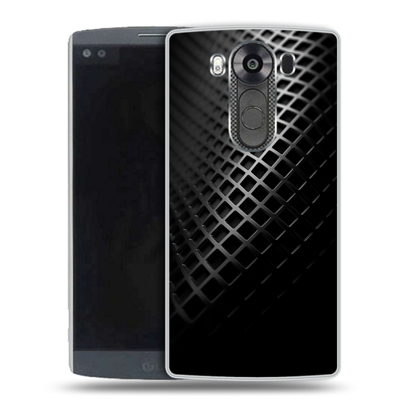 Силиконовый чехол на LG V10 с принтом Текстура металла Силиконовый чехол на LG V10 с принтом Текстура металла