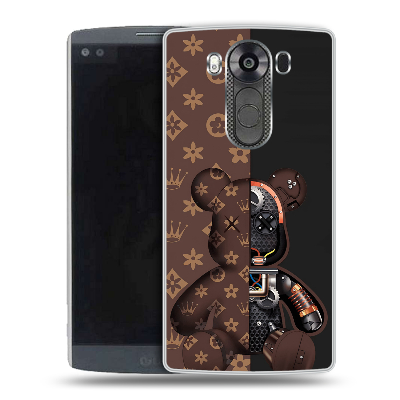 Пластиковый чехол на LG V10 с принтом Луи робот Пластиковый чехол на LG V10 с принтом Луи робот