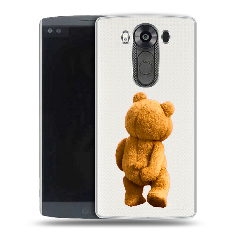 Пластиковый чехол на LG V10 с принтом Медведь Пластиковый чехол на LG V10 с принтом Медведь
