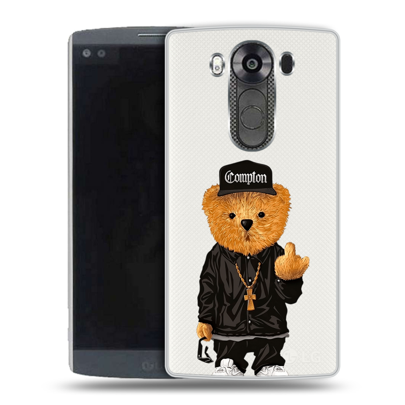 Пластиковый чехол на LG V10 с принтом Плюшевый медведь Пластиковый чехол на LG V10 с принтом Плюшевый медведь