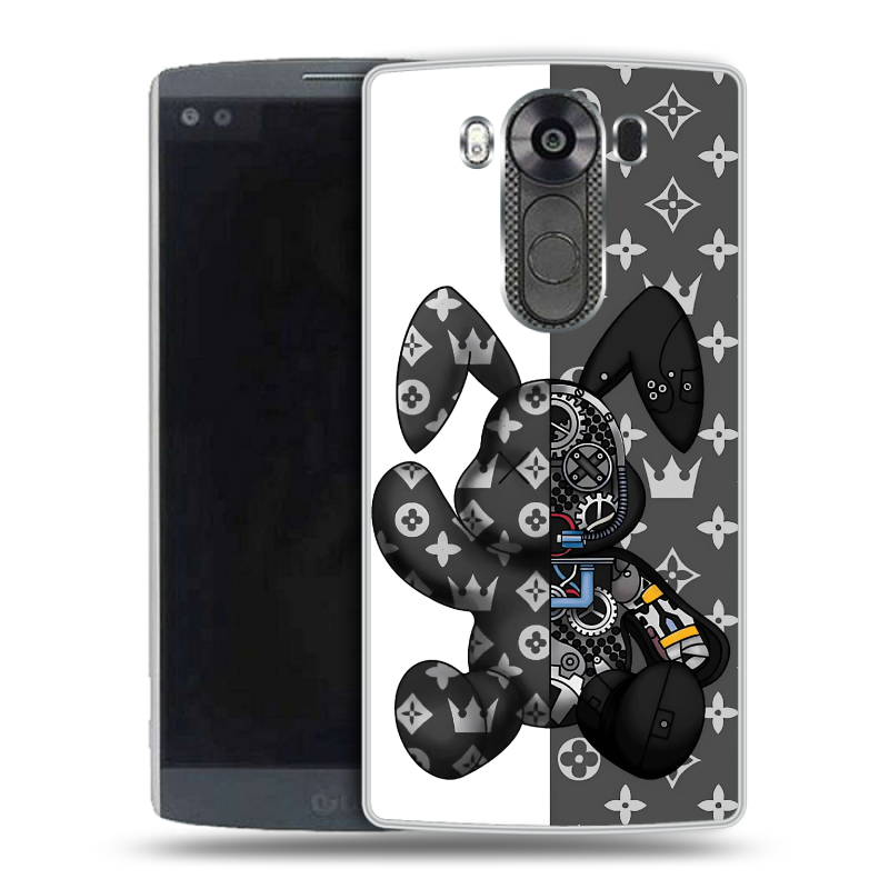 Силиконовый чехол на LG V10 с принтом Луи робот Силиконовый чехол на LG V10 с принтом Луи робот