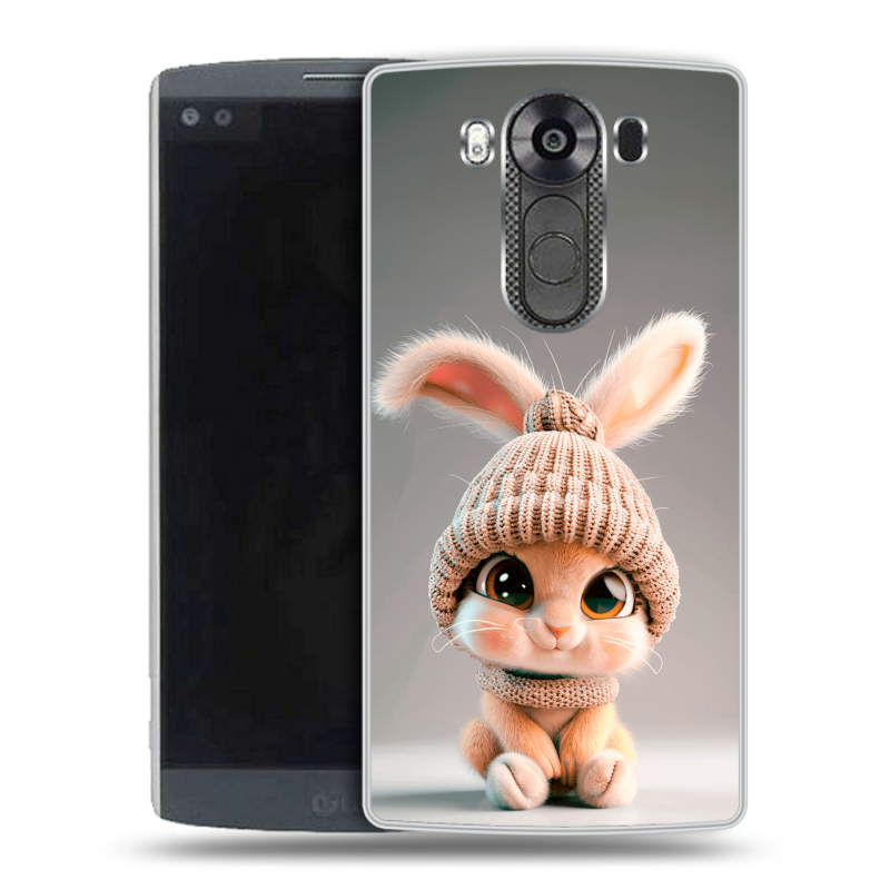 Пластиковый чехол на LG V10 с принтом Кролик Пластиковый чехол на LG V10 с принтом Кролик