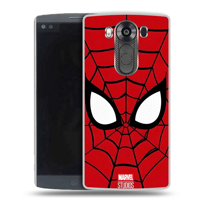 Пластиковый чехол на LG V10 с принтом человек паук spiderman Пластиковый чехол на LG V10 с принтом человек паук spiderman